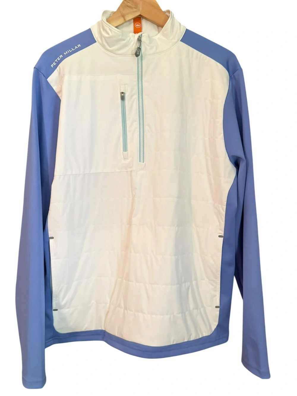 Peter Millar Crown Sport Weld Elite Hybrid Half Zip Padded Golf Jacket Medium